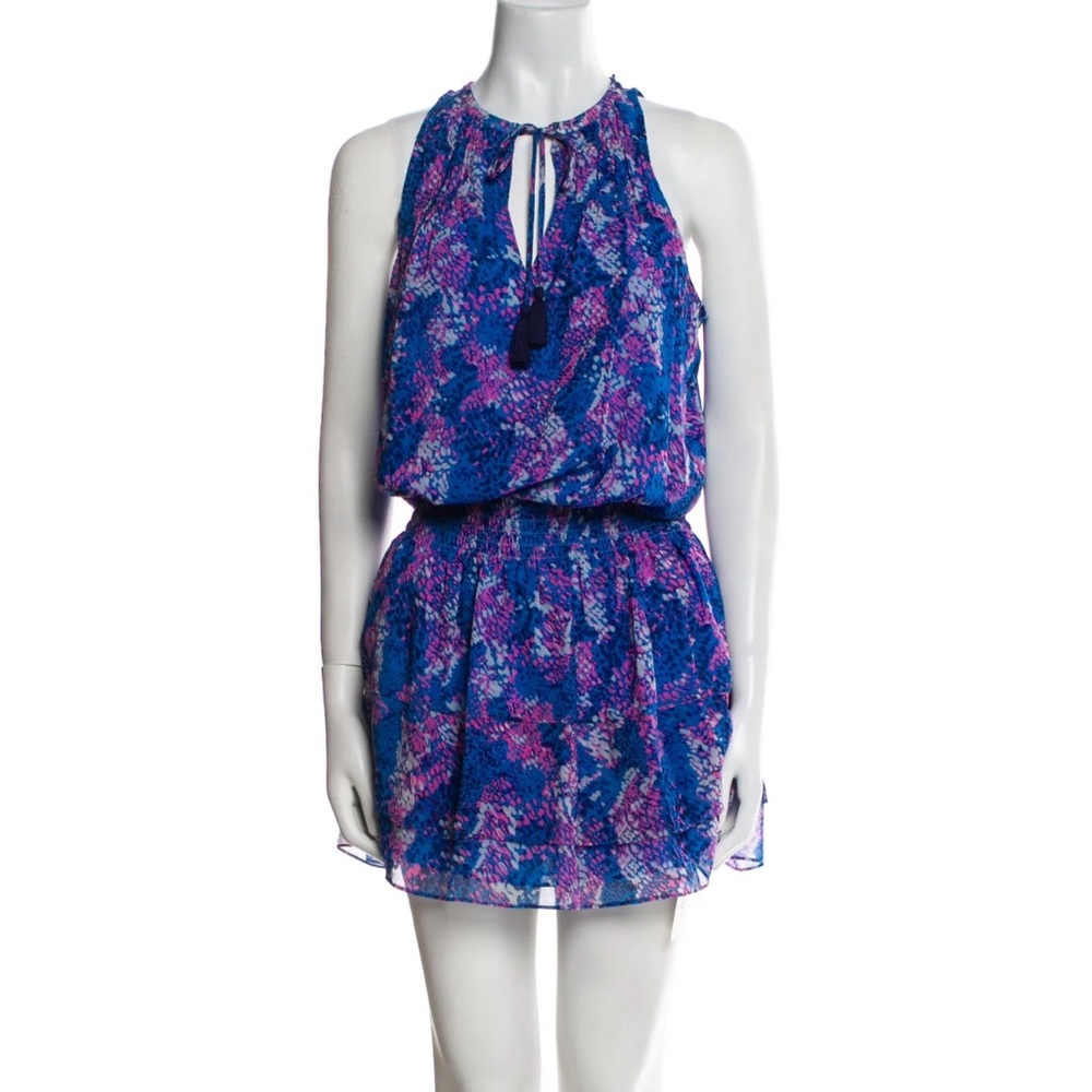 Ramy Brook Blue and Pink Dress